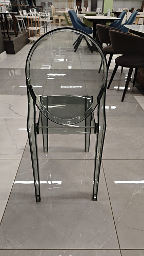 Пластиковый стул Victoria clear gray из шоурума 3